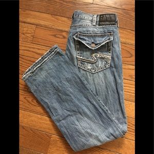 Men’s Silver Jeans
